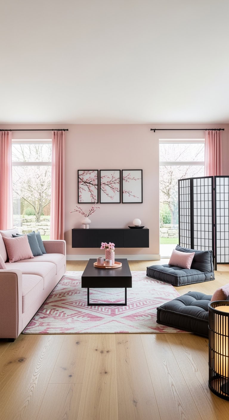 sakura pink minimalist zen rder