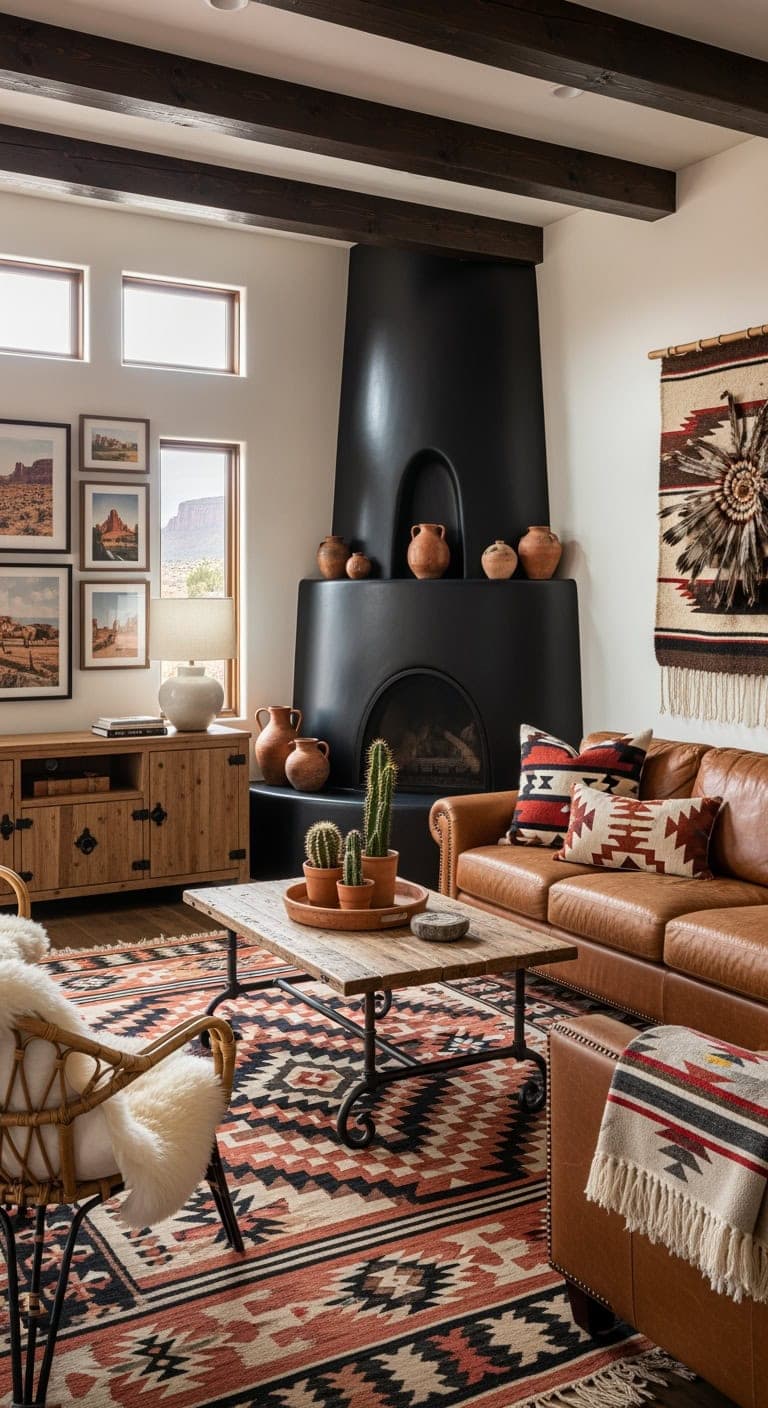 santa fe adobe cozy aesthetic