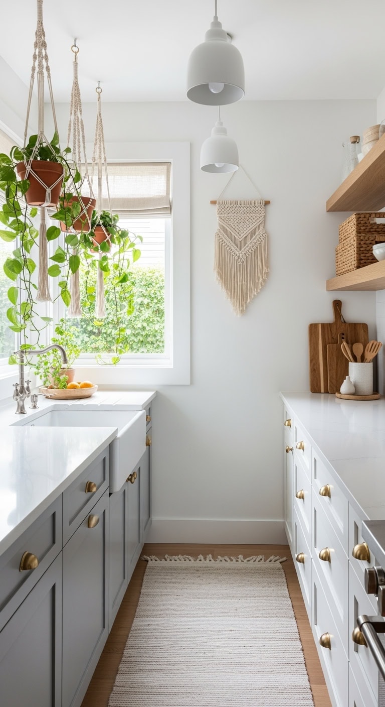scandinavian boho macram galley