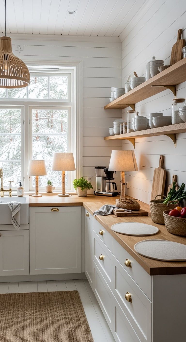 scandinavian natural wood hygge