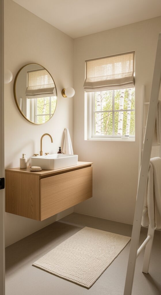 23 Brilliant Small Scandinavian Bathrooms