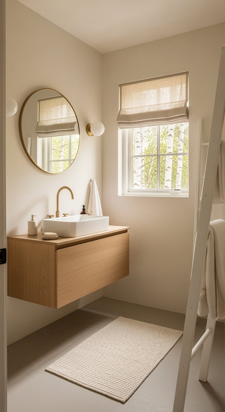 scandinavian small bathroom designs