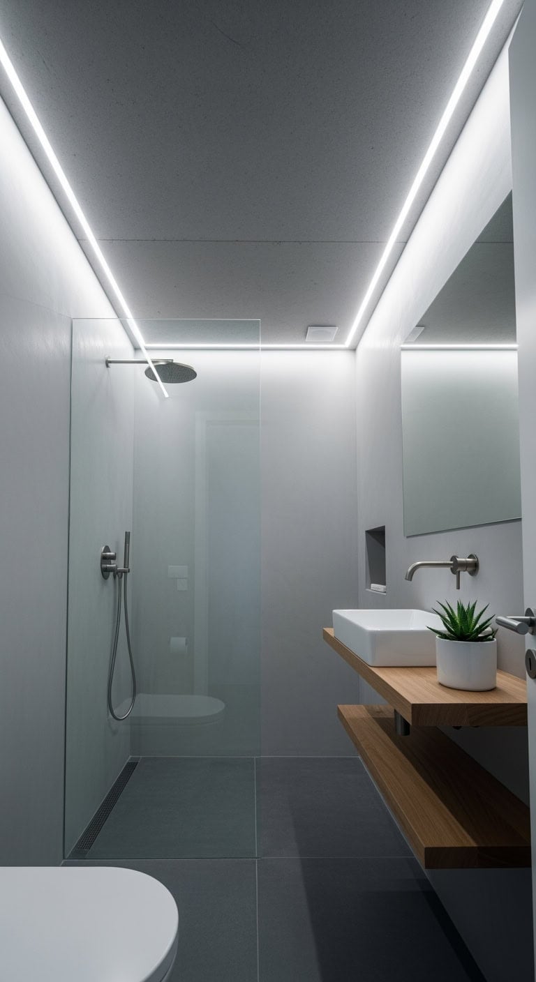 seamless matte ceiling illusion