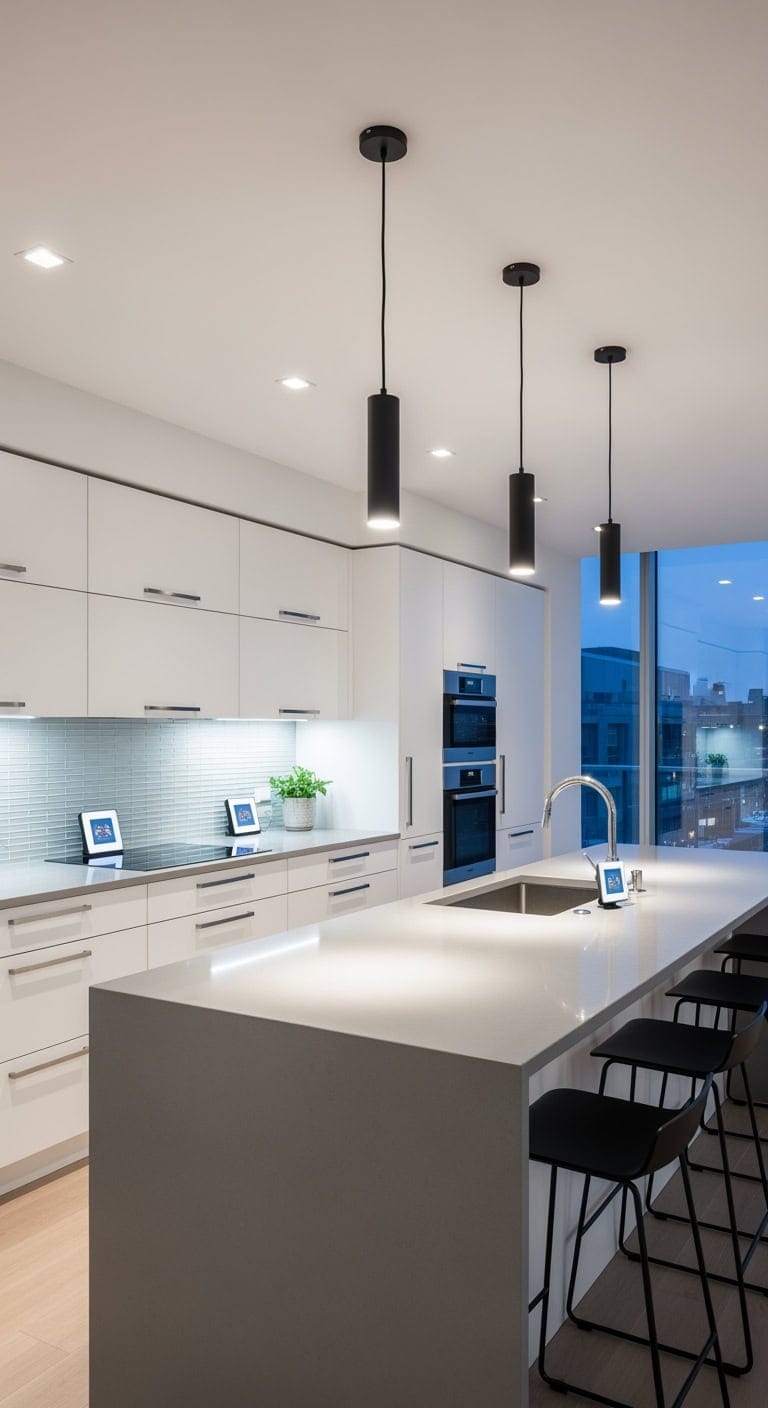 sleek touch activated led counters