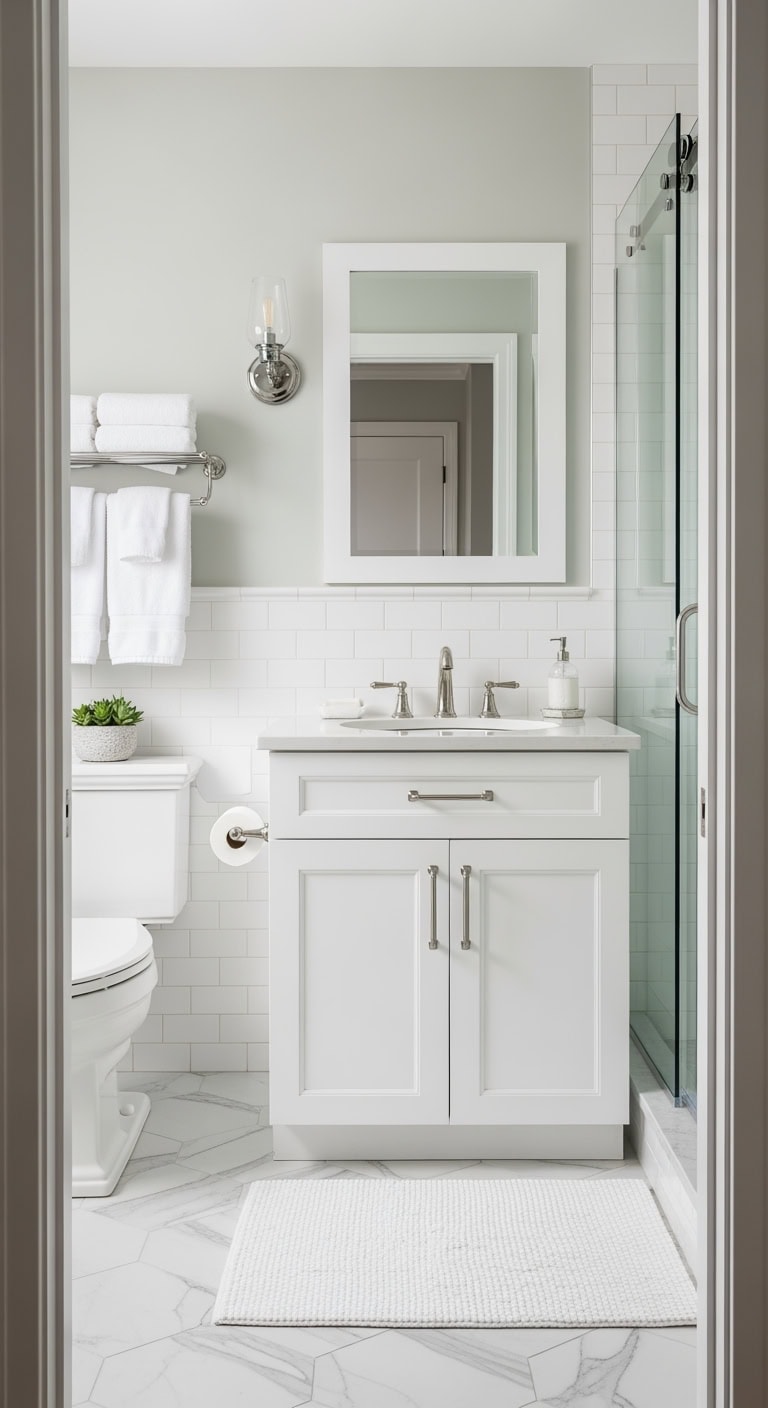 slim crisp coastal cabinetry elegance