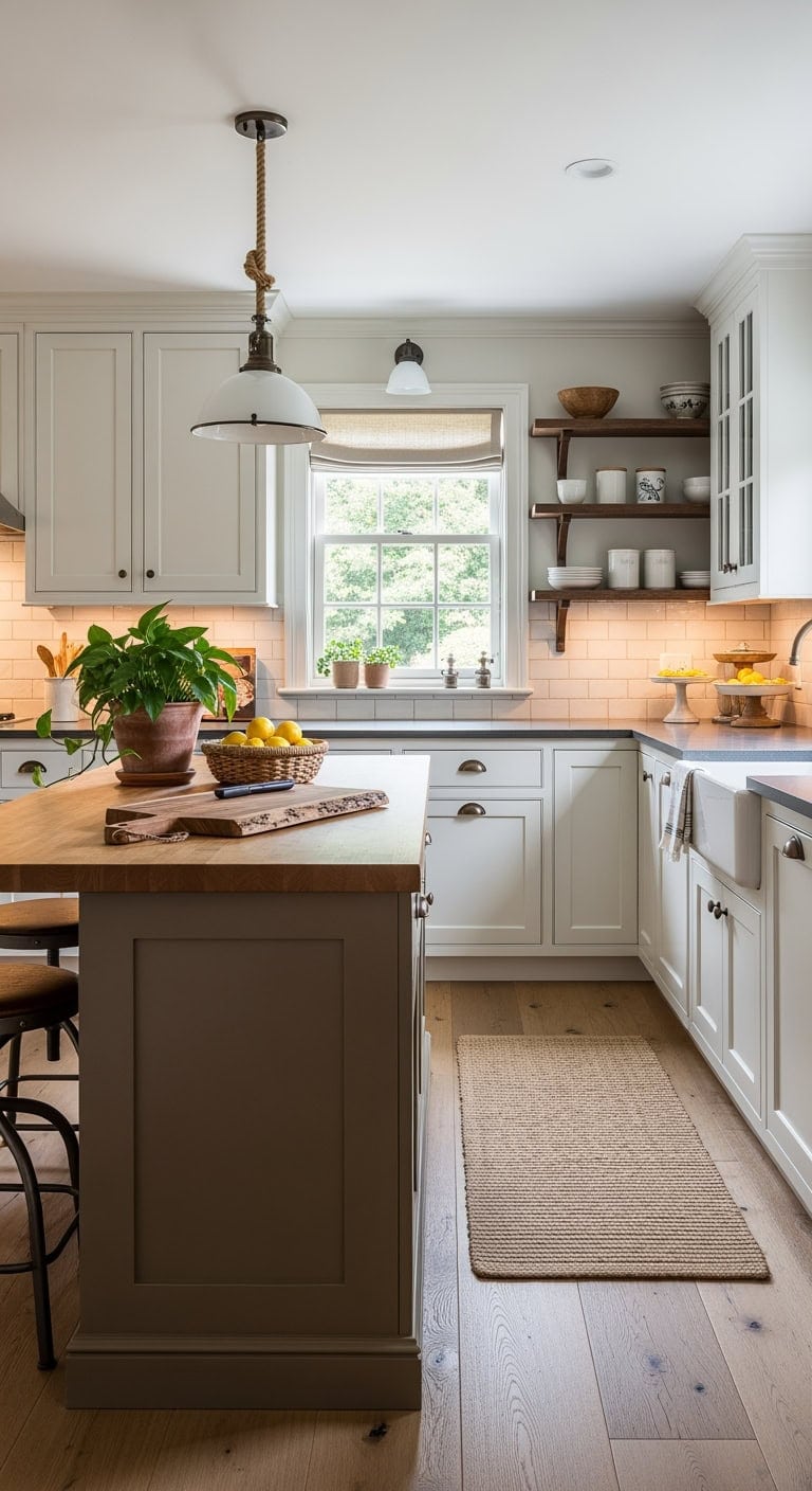 slim rustic butcher block