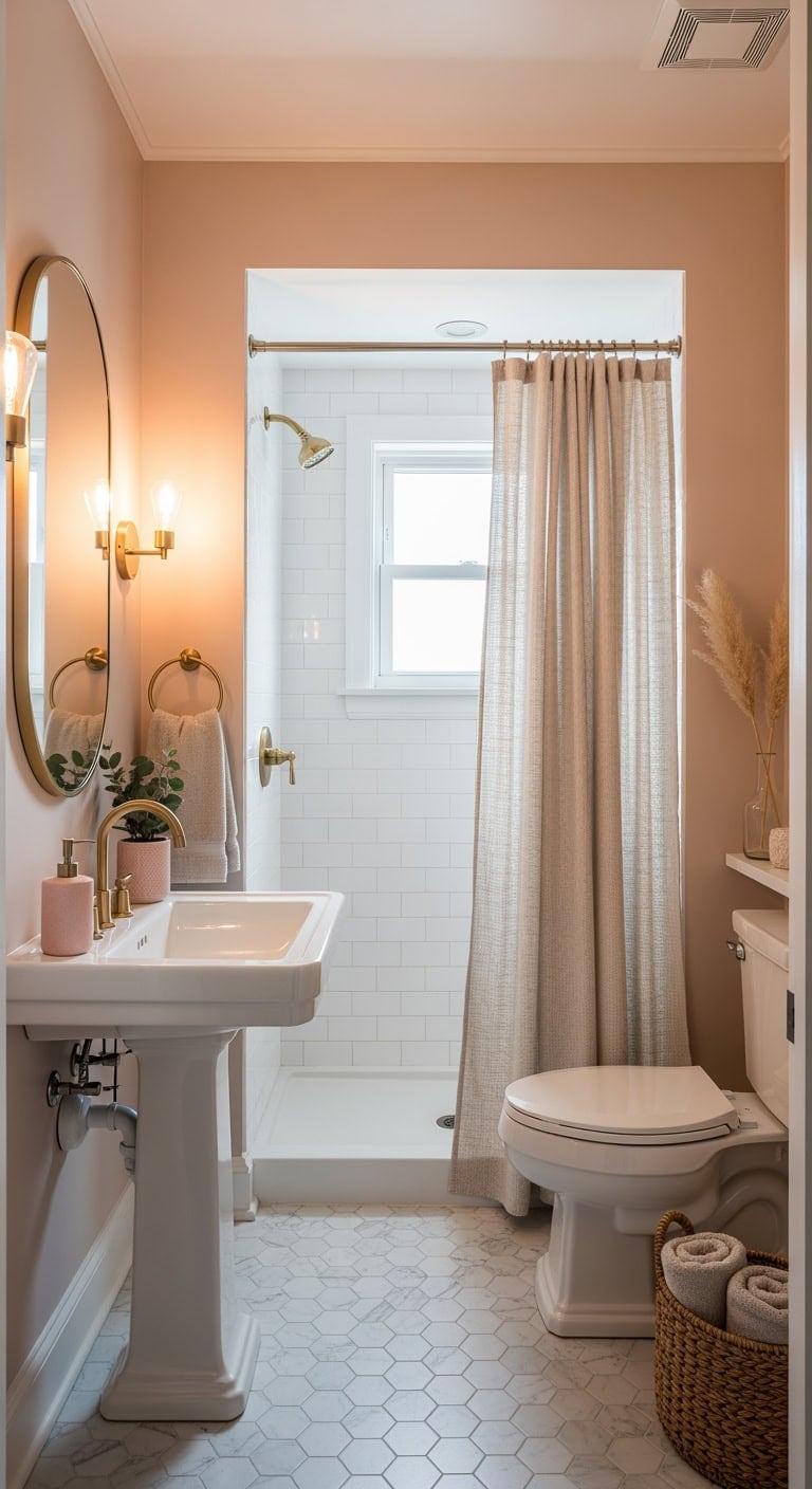 soft blush scandinavian retreat