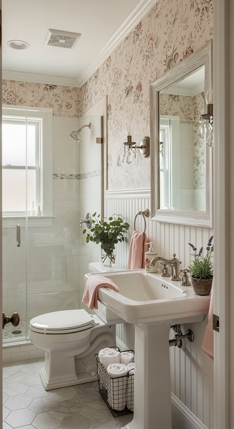 soft vintage floral charm