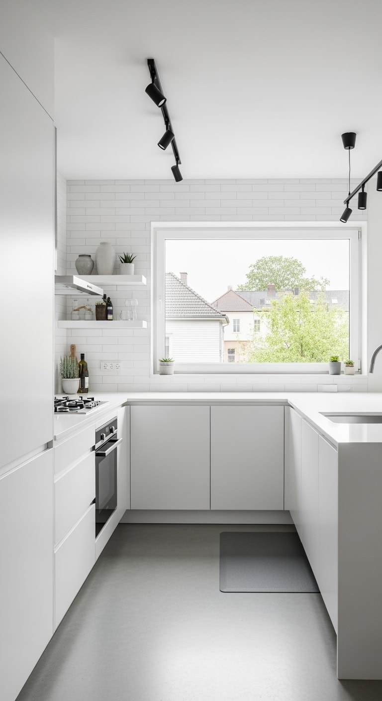 streamlined scandinavian minimalist l shaped