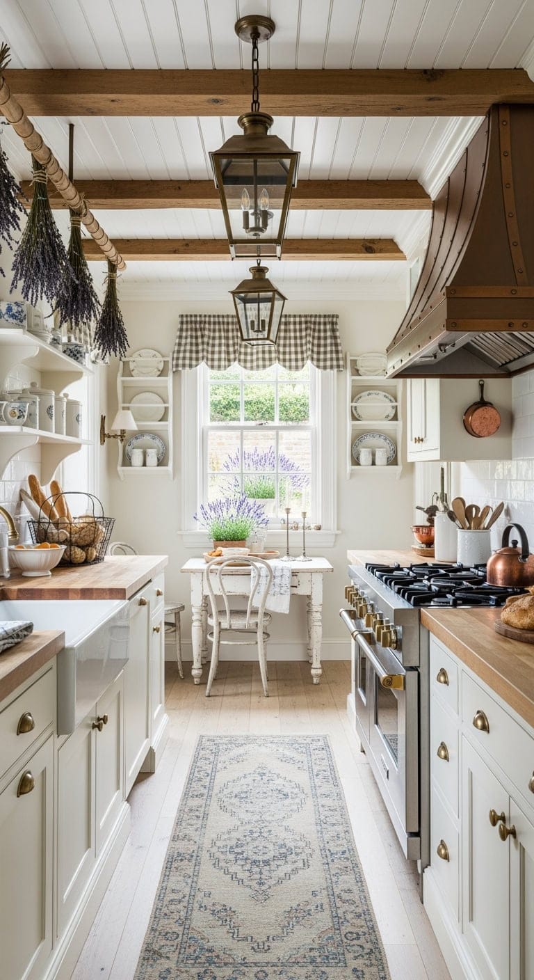 sunwashed french country kitchen