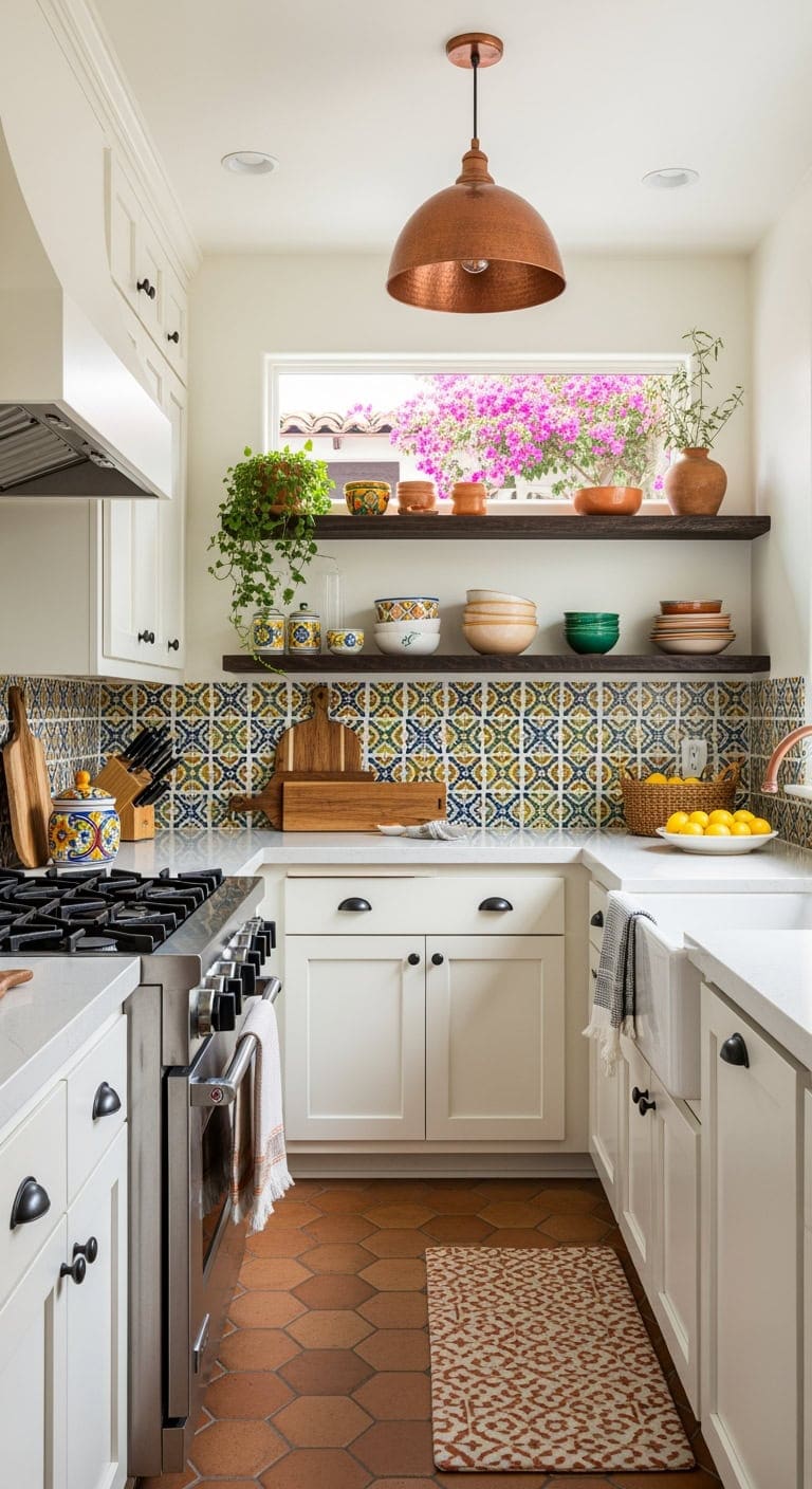 talavera terracotta kitchen accents