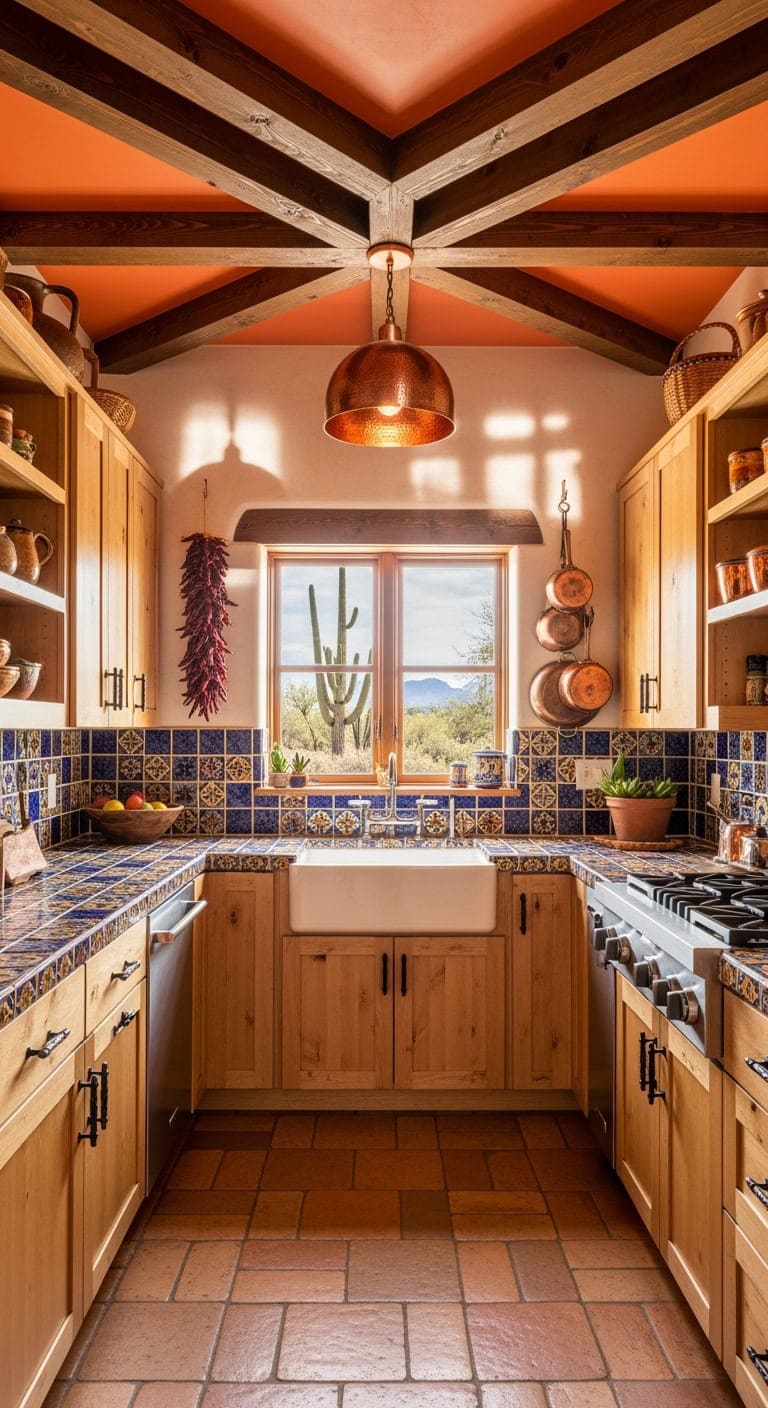 terra cotta kitchen warmth