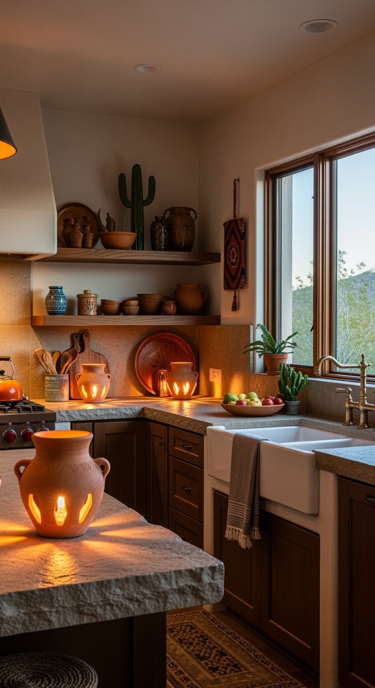 terracotta clay mini lamps