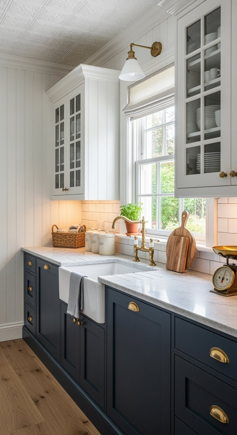 timeless beadboard cottage kitchen