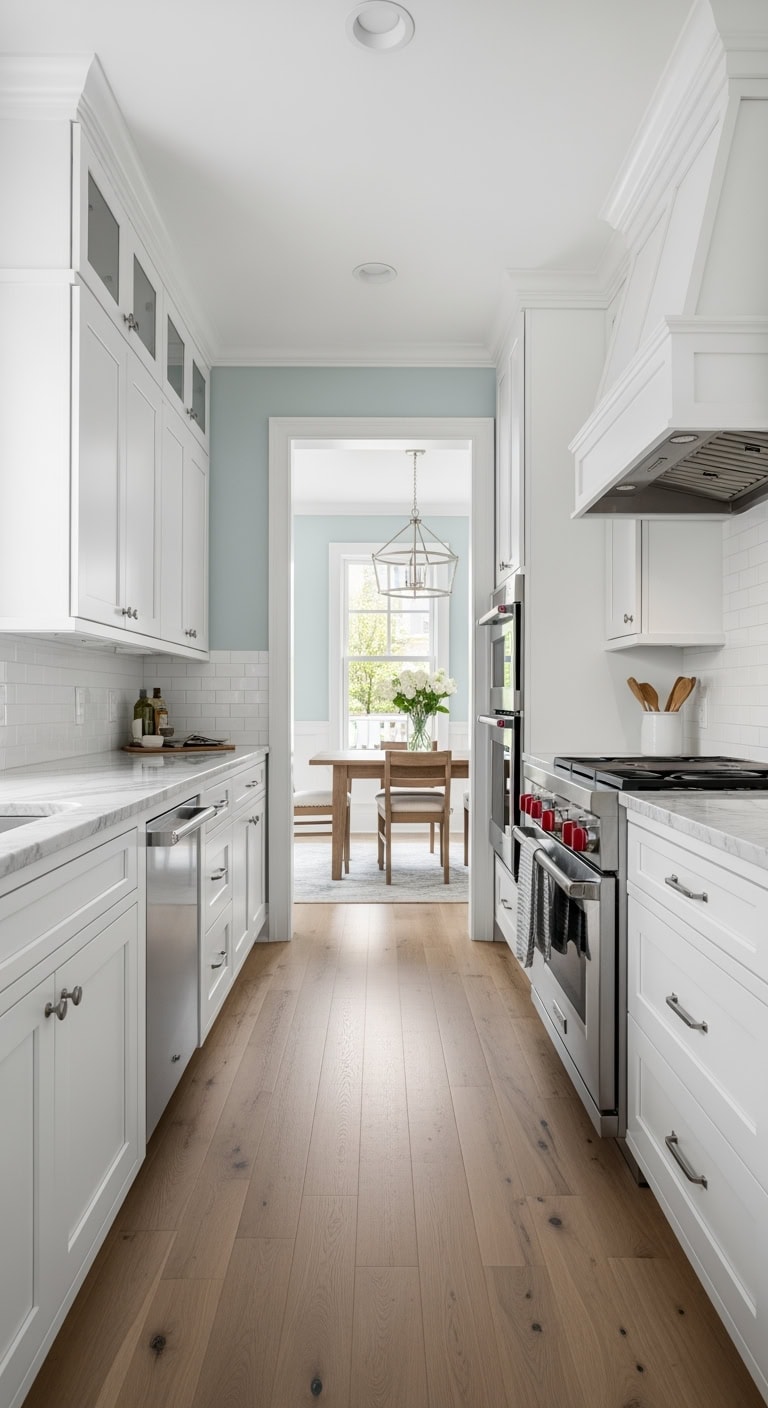 timeless coastal shaker cabinets