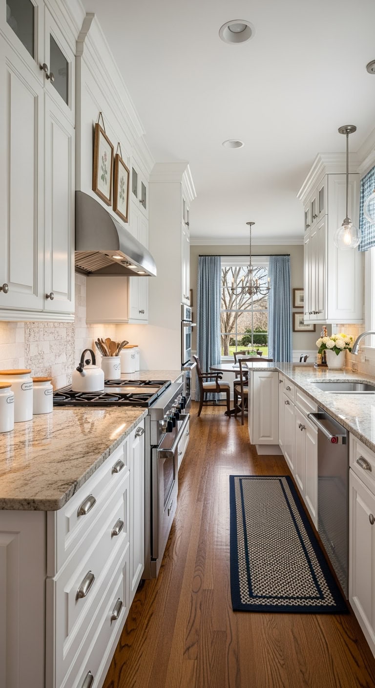 timeless cream raised panel kitchen