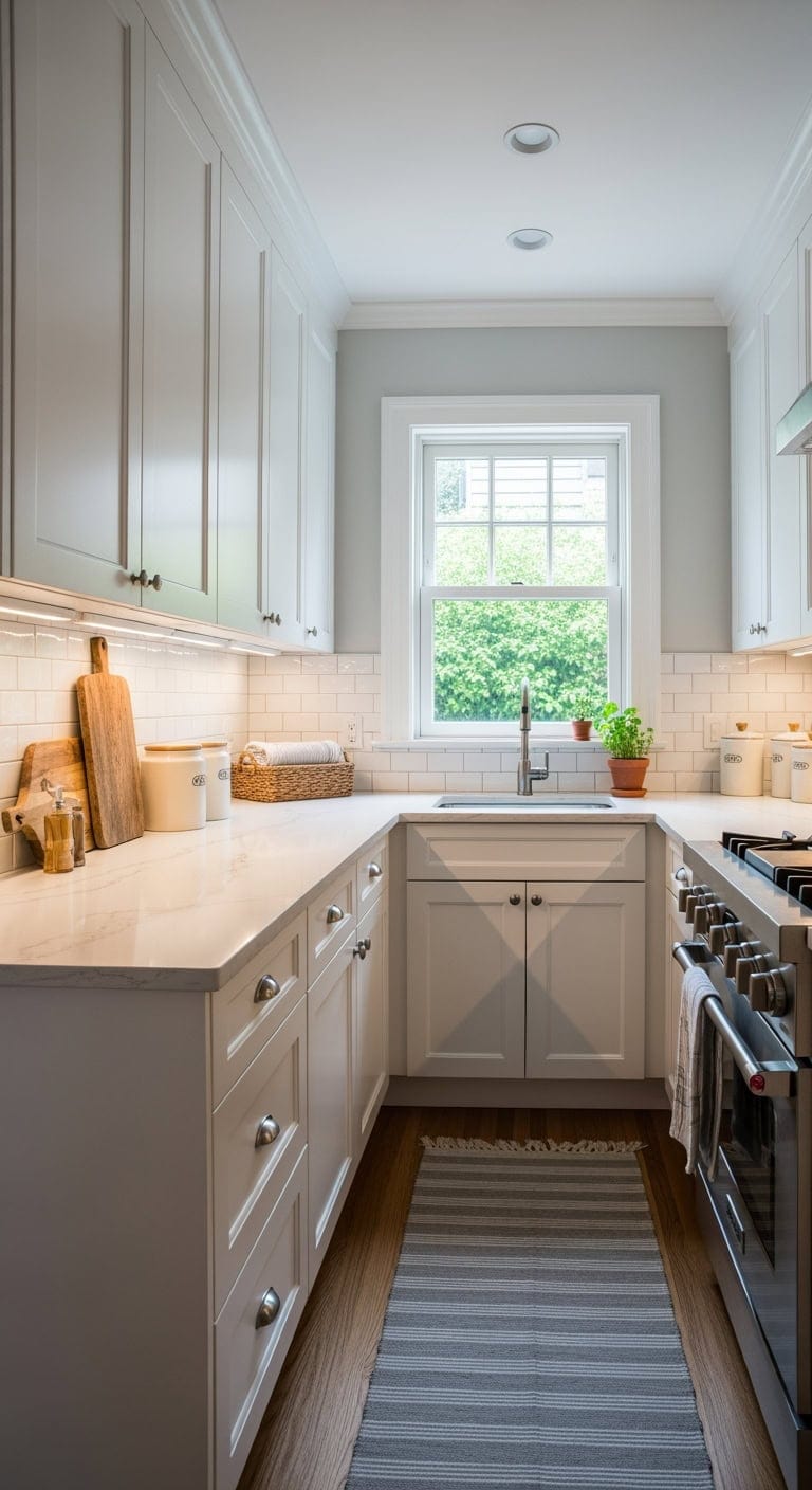 timeless crisp white shaker