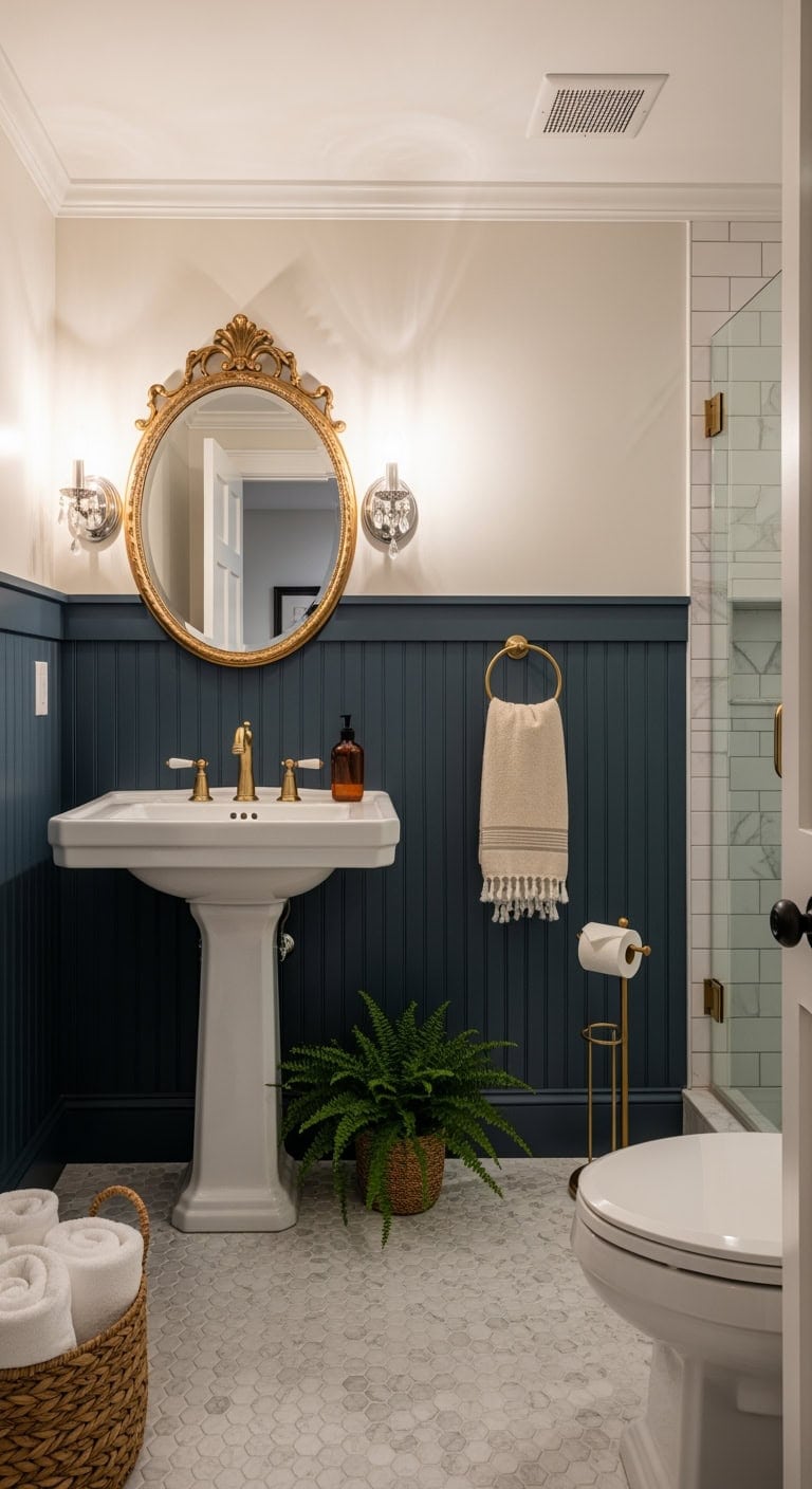 timeless pedestal sink elegance