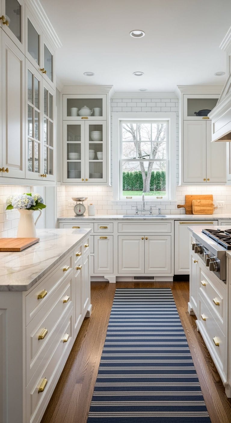 timeless raised panel galley