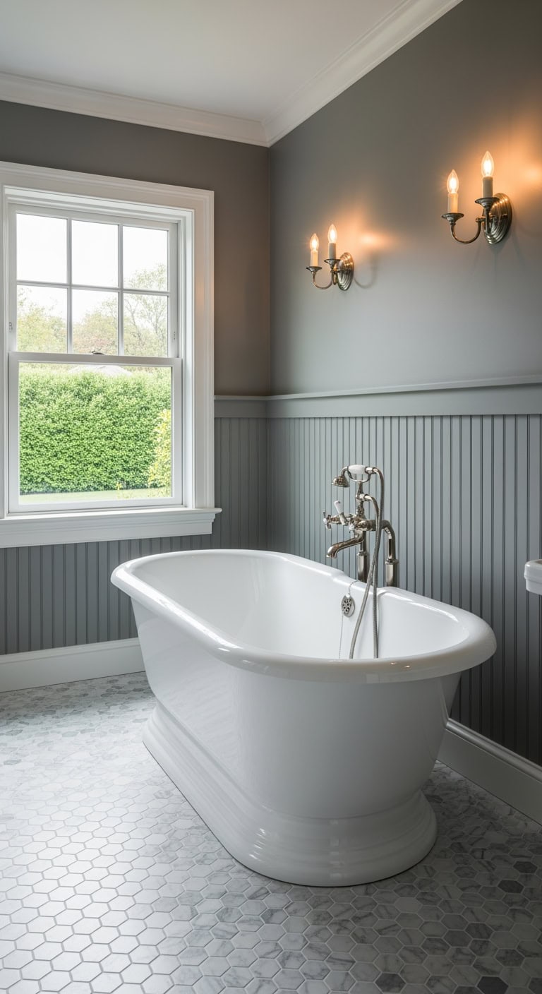timeless small grey bathrooms