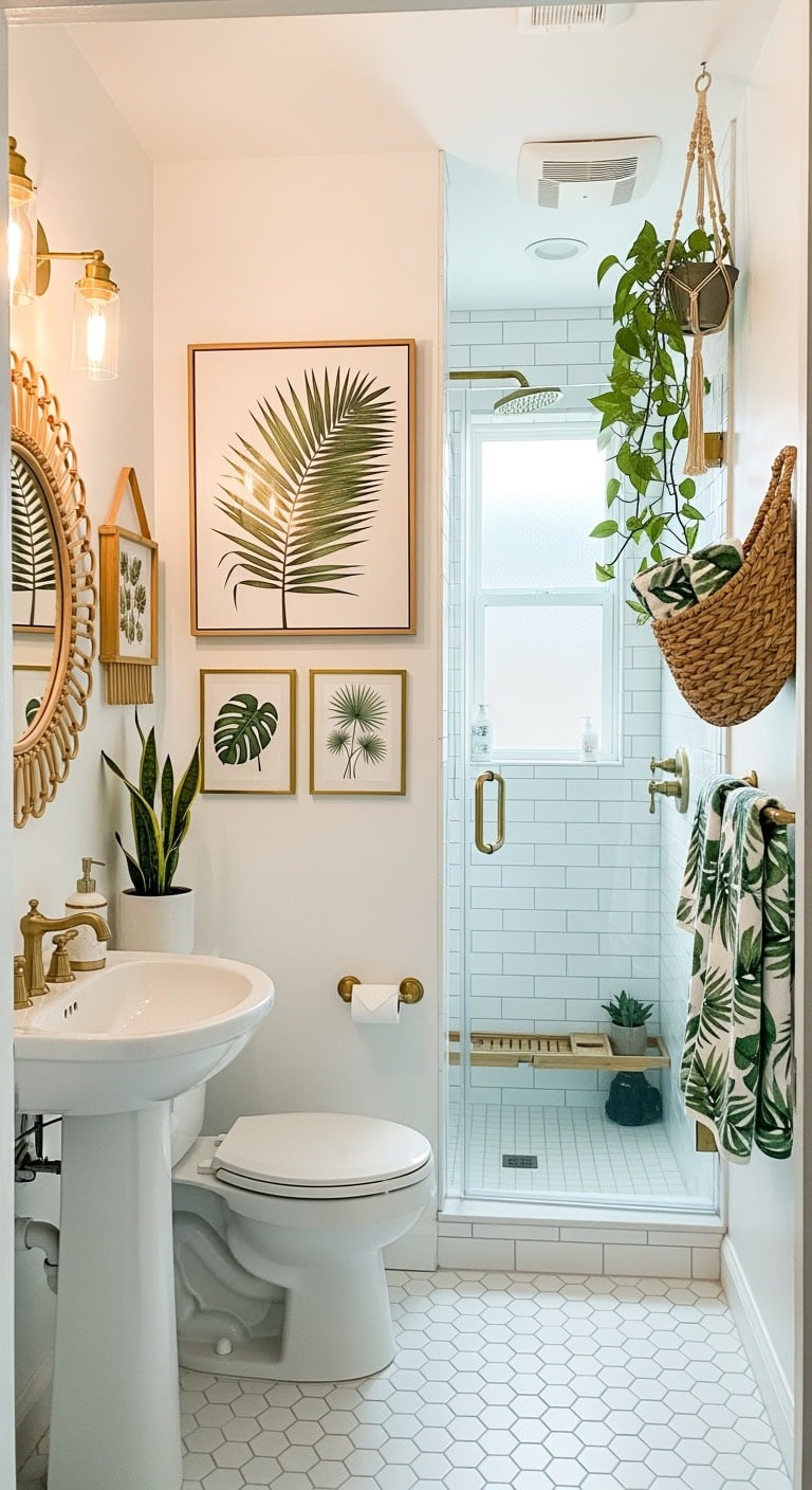 tropical palm print gallery