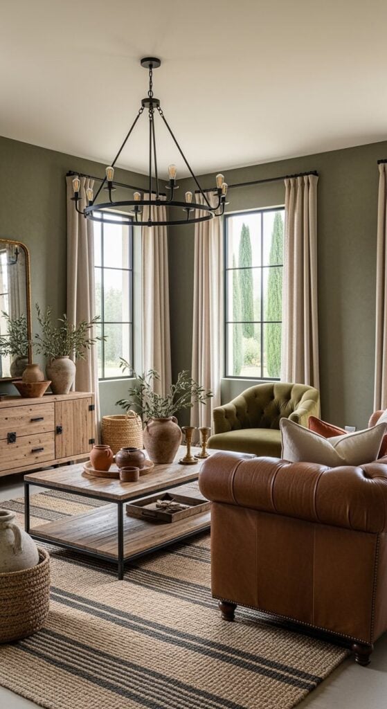Photo inspiration: Gallery Detail: 23 Stylish Black And Green Living Rooms
