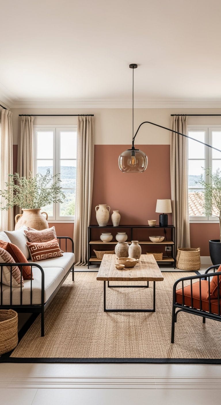 tuscan inspired black iron decor