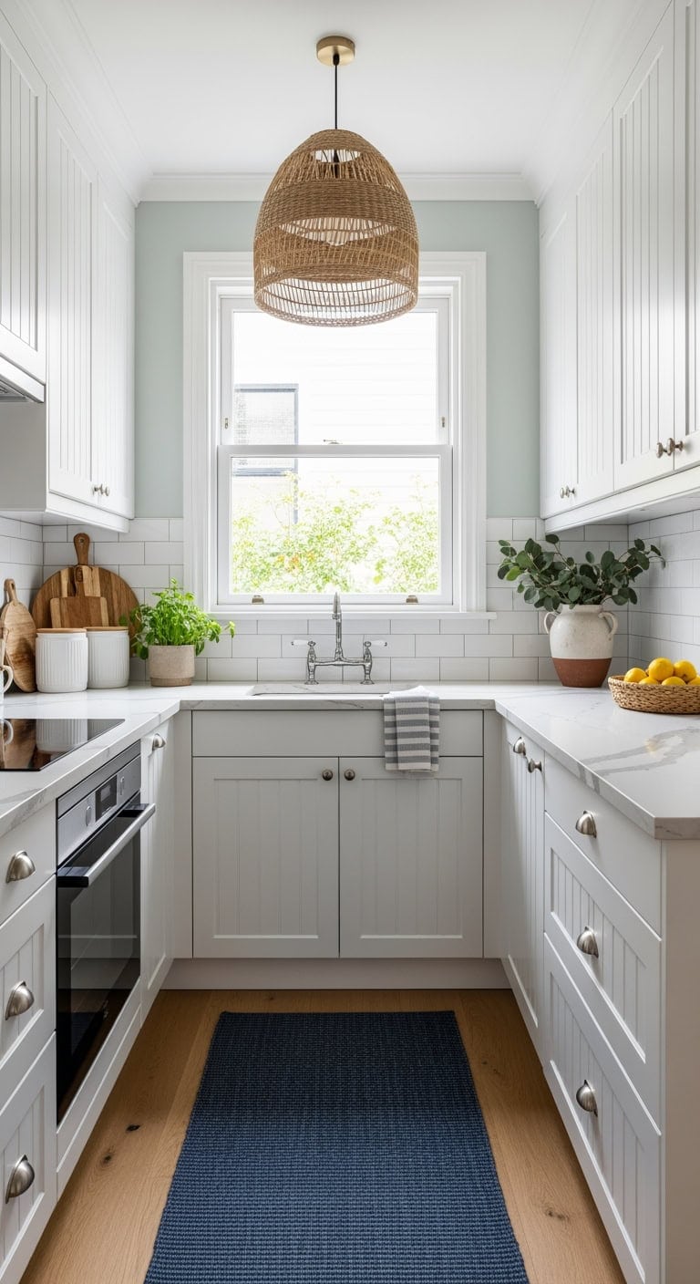 undersized hampton seaside kitchen