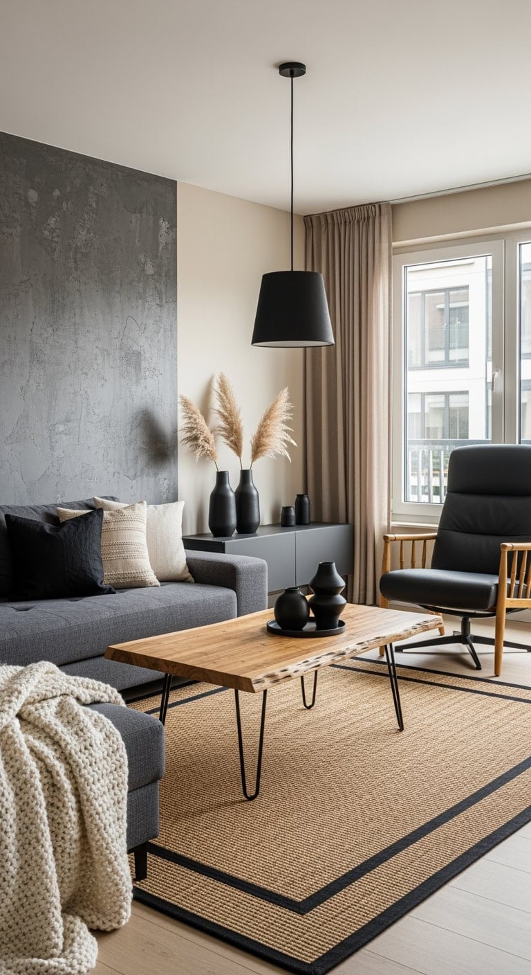 urban loft bamboo contrast