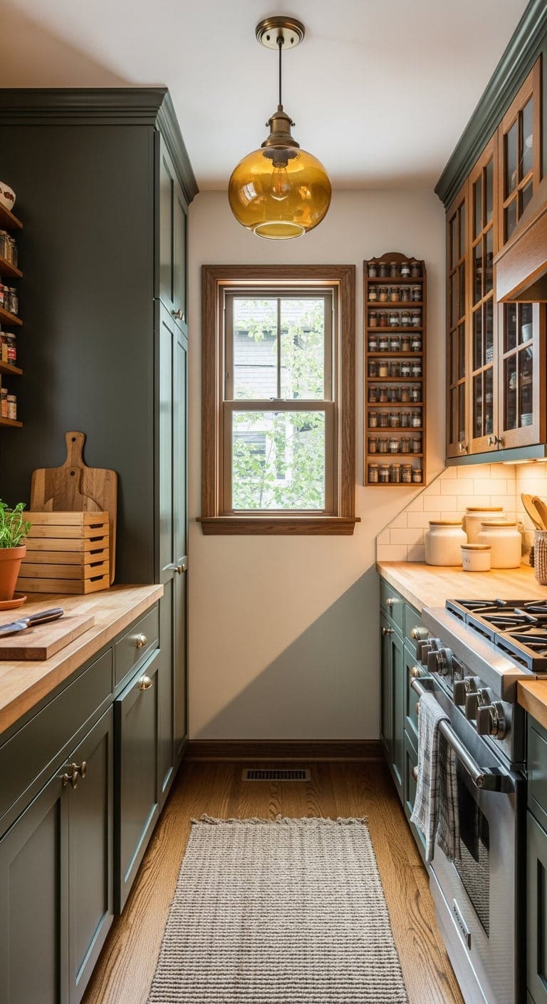 vertical craftsman kitchen storage