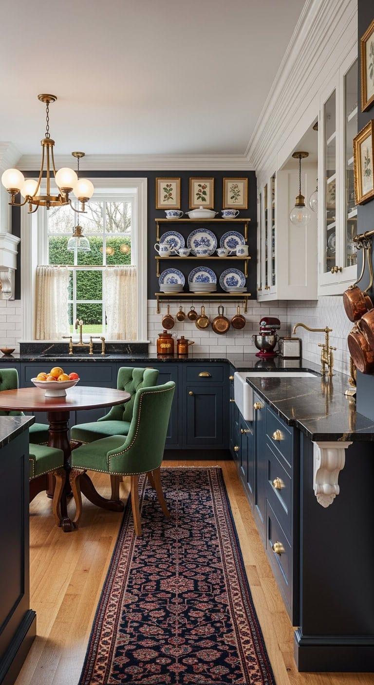 victorian basement kitchen storage