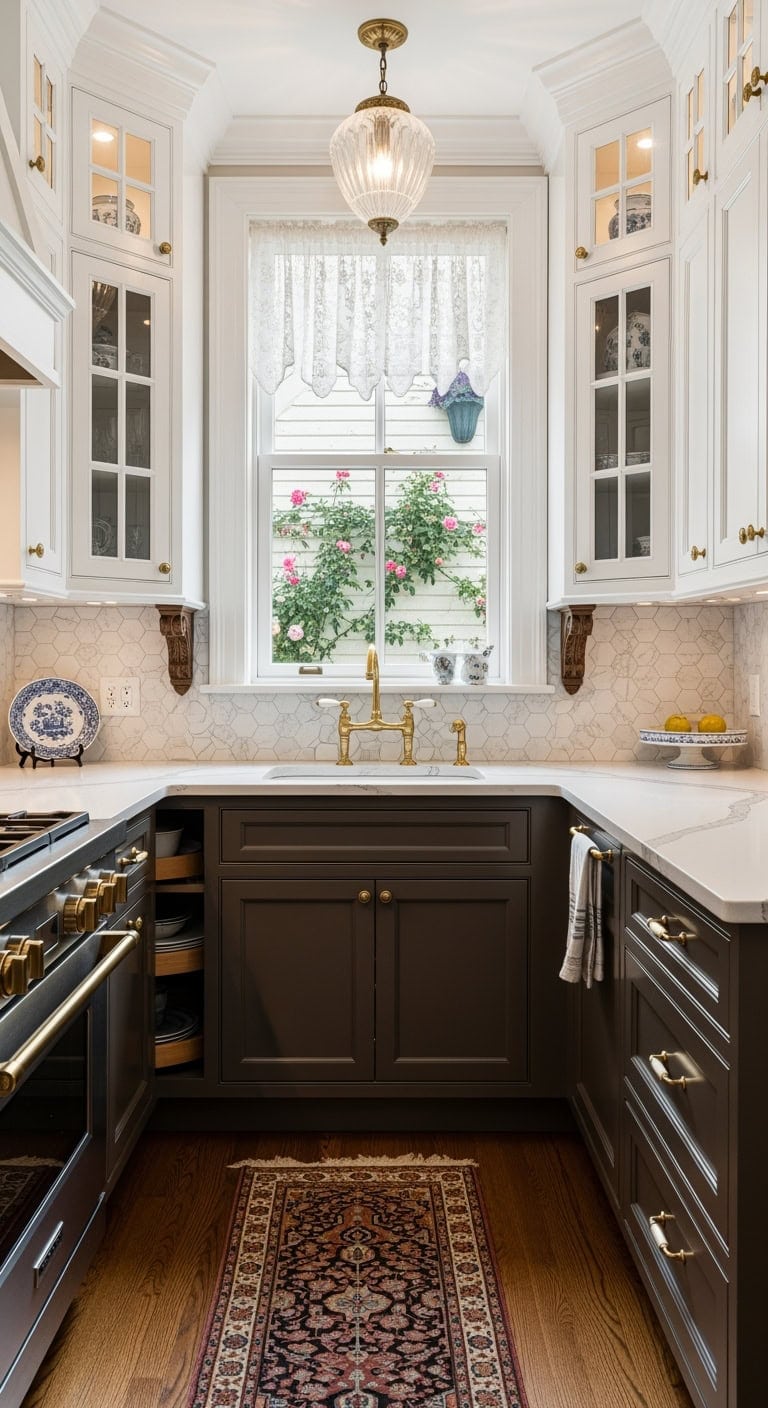 victorian brass kitchen jewelbox