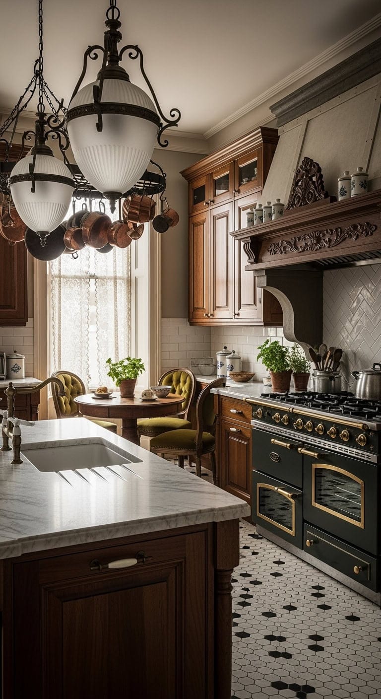 victorian pendant lighting drama