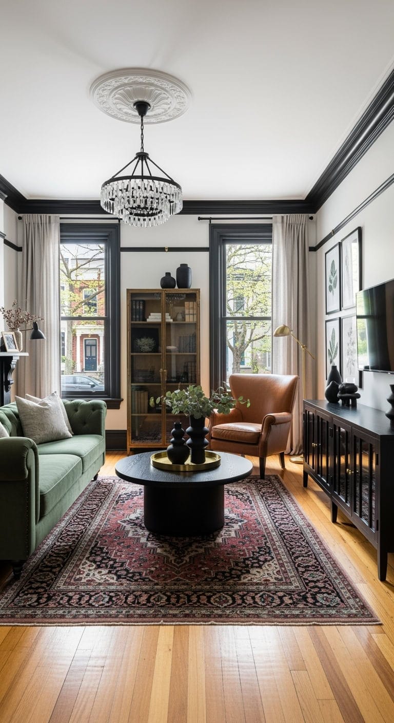 victorian trim black contrast