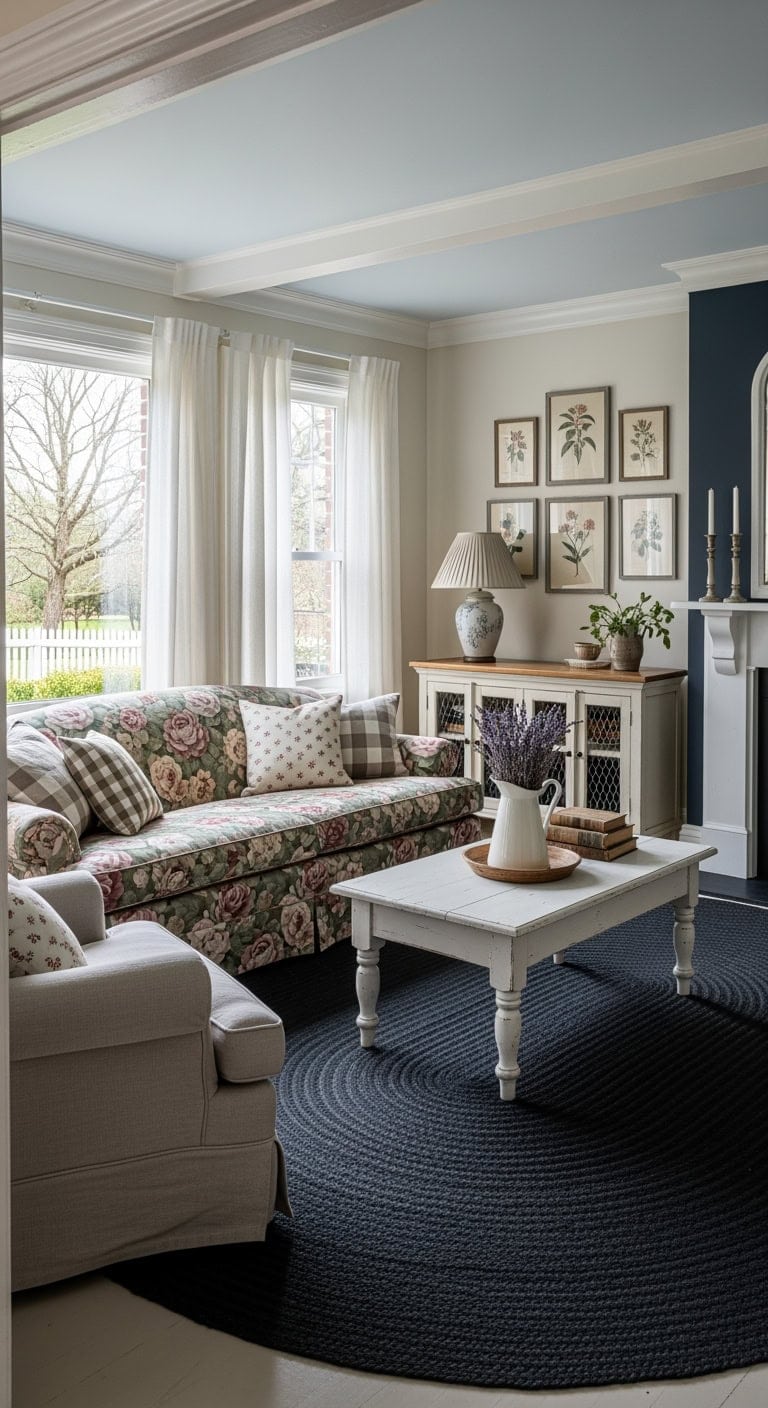 vintage floral cottage chic