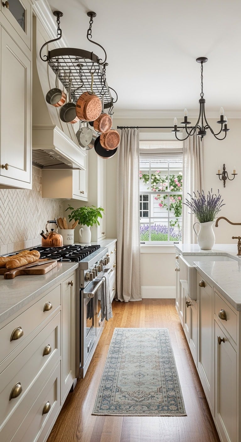 vintage french country kitchen