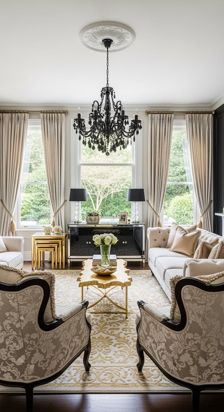 vintage hollywood regency glamour