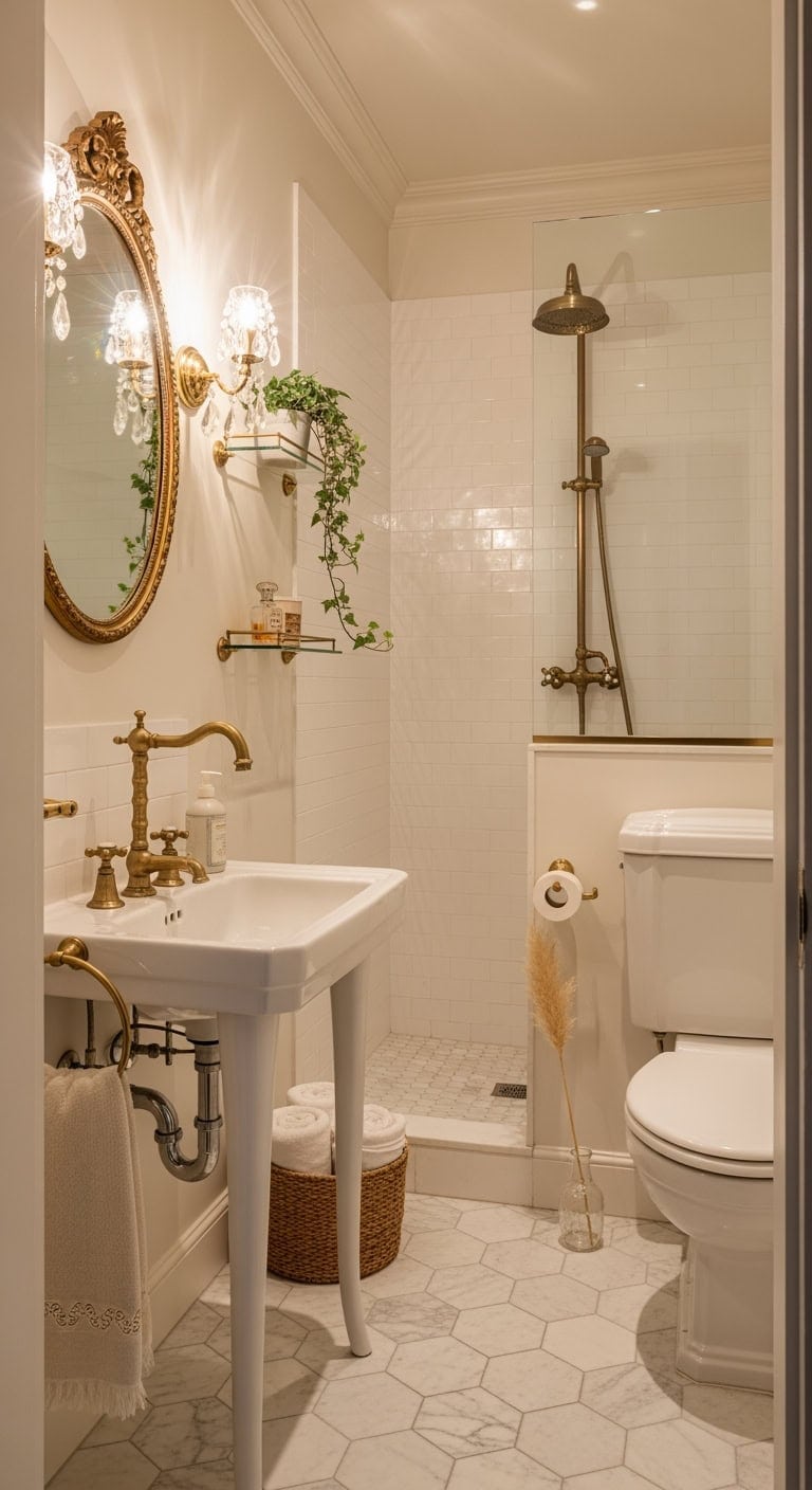 vintage parisian brass elegance