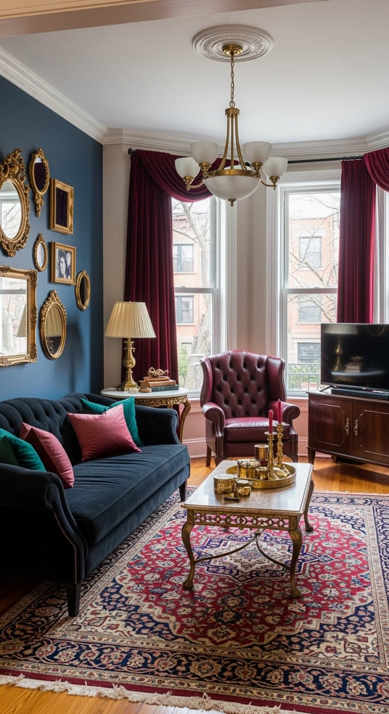 vintage velvet brass heirlooms