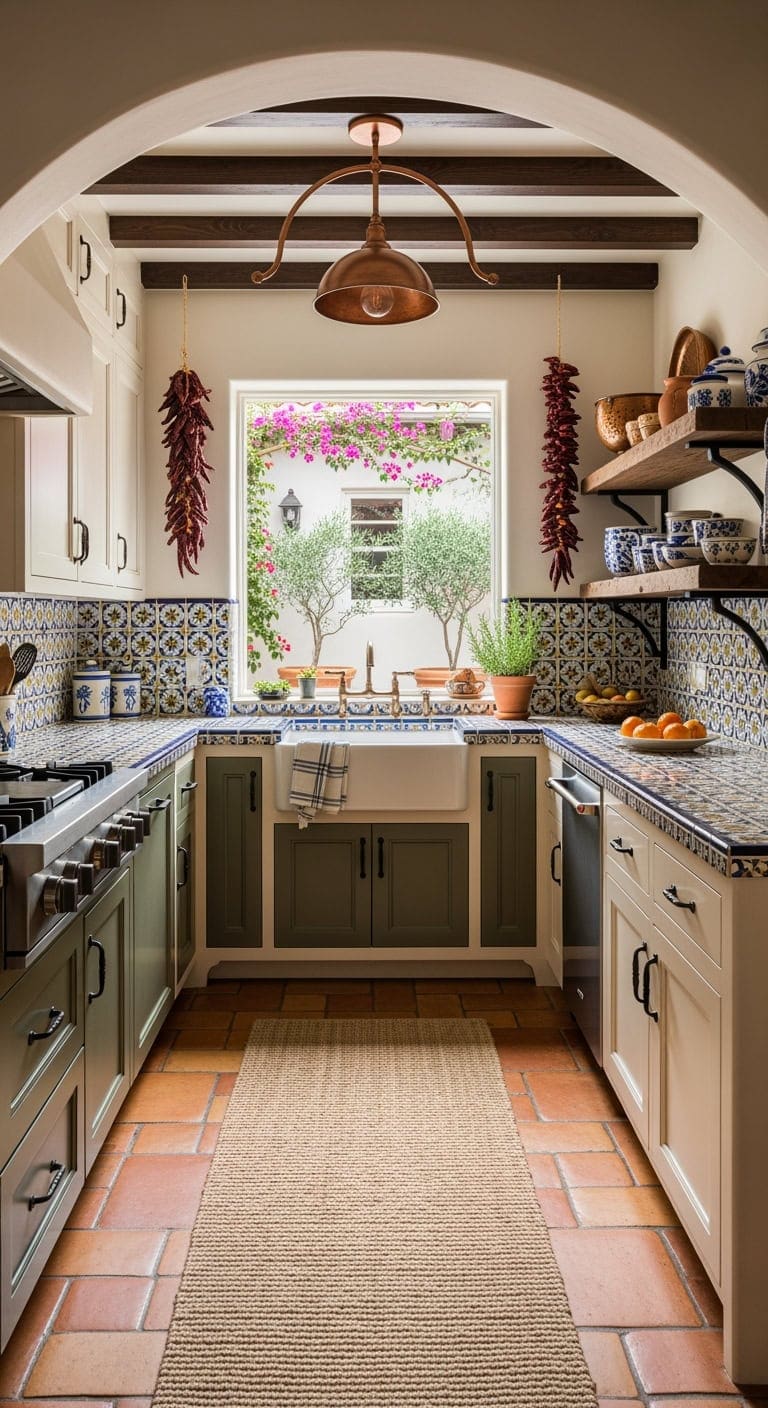 warm terracotta spanish colonial