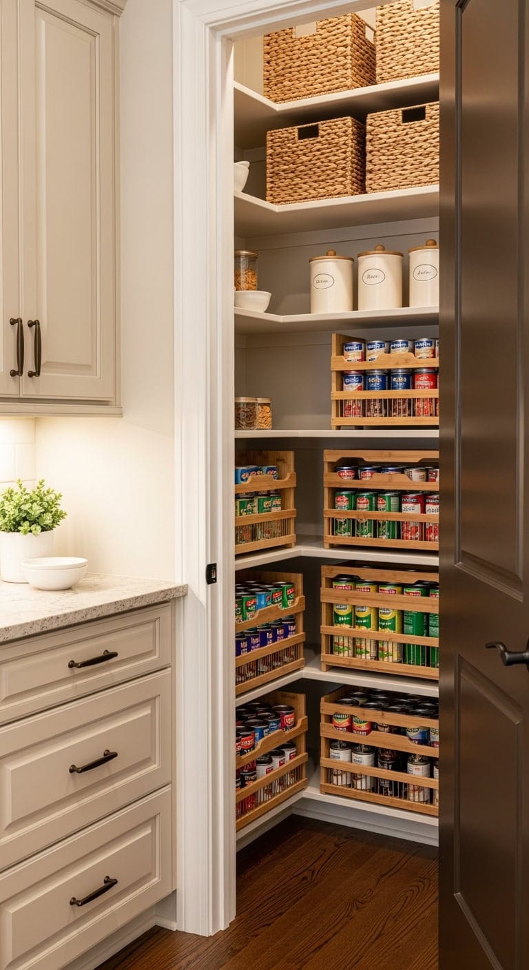 warm transitional can organization