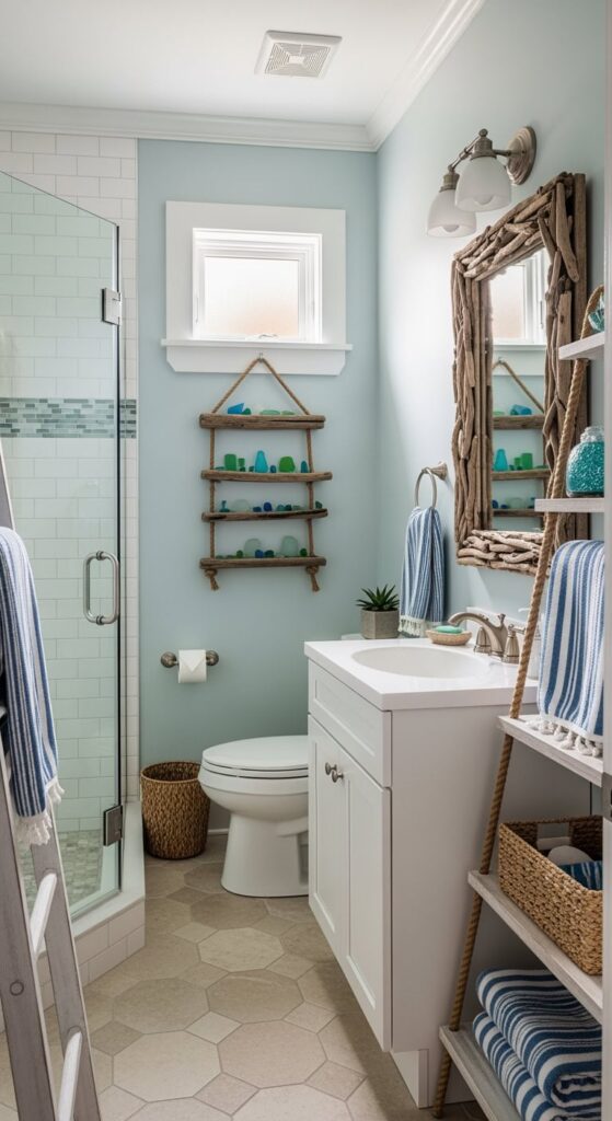 23 Small Bathroom Shelf Ideas That Add Instant Style