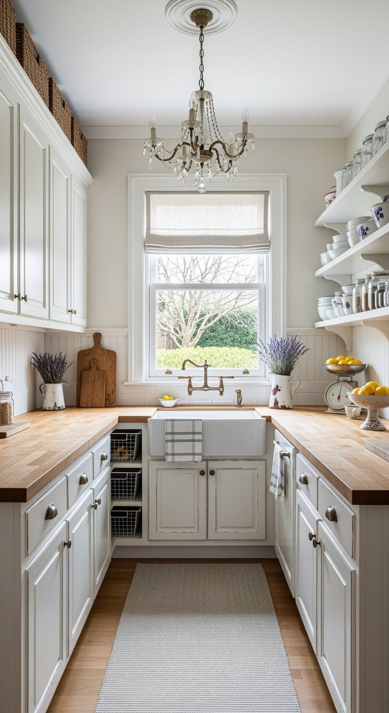 weathered farmhouse charm kitchen