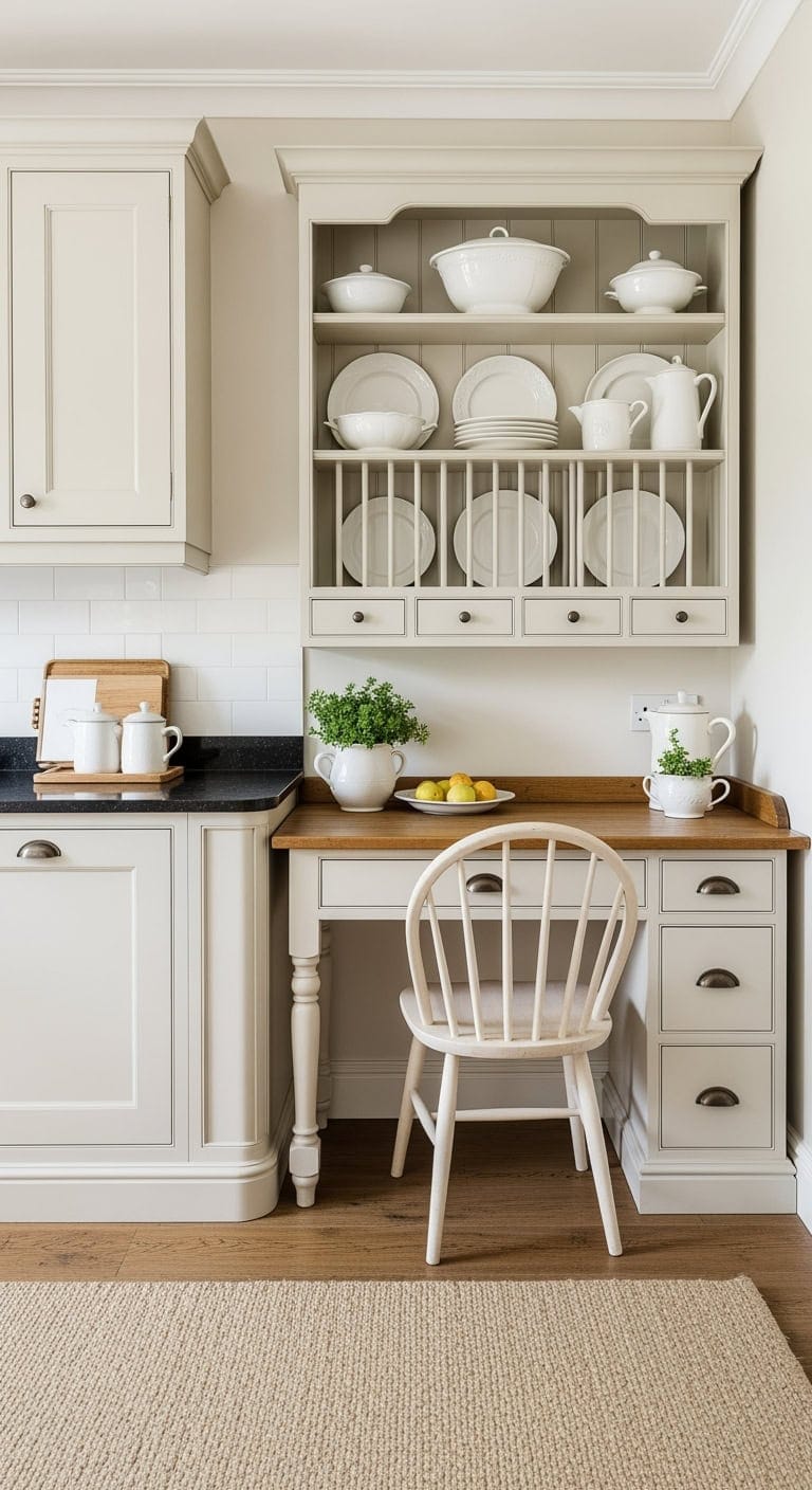 weathered french country kitchen island