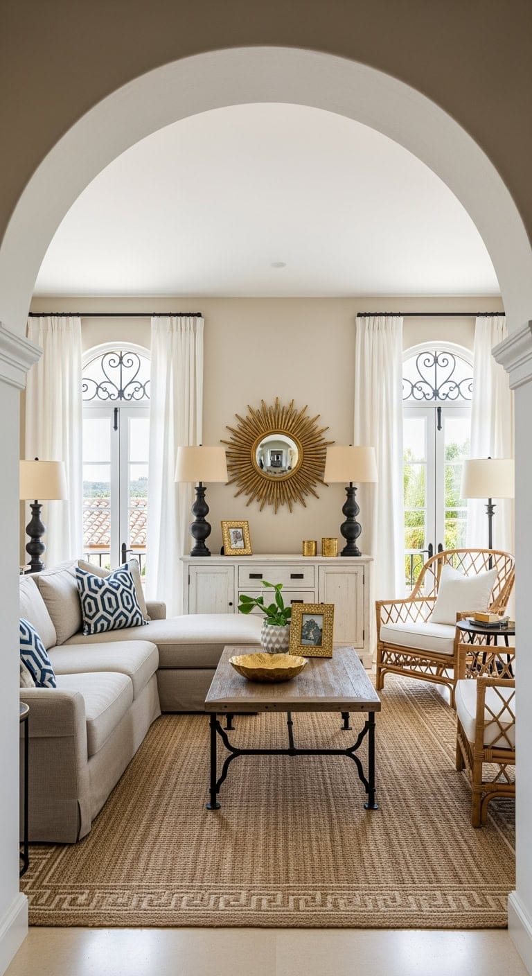 white arches iron gold