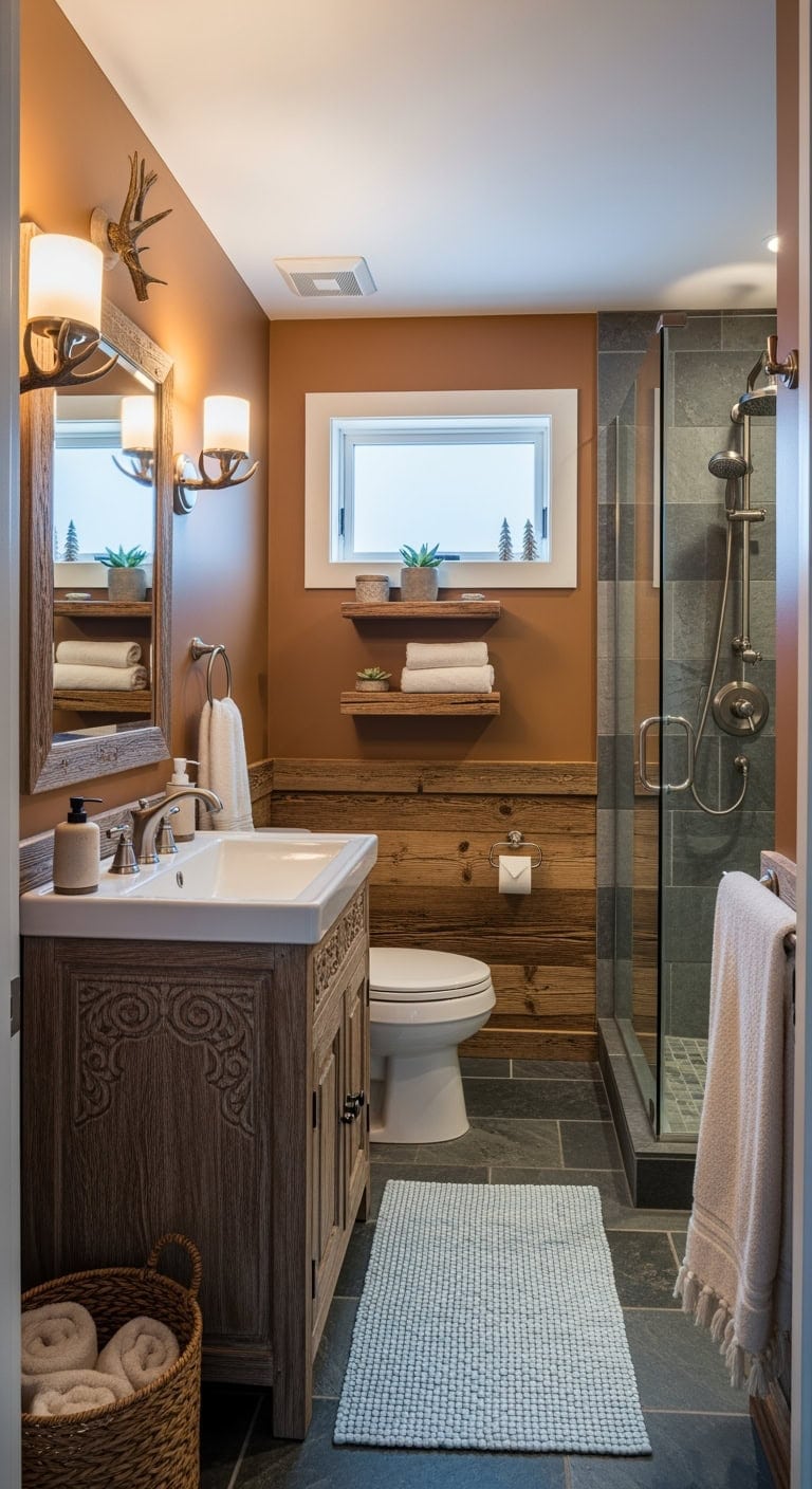 alpine cinnamon and icy blue