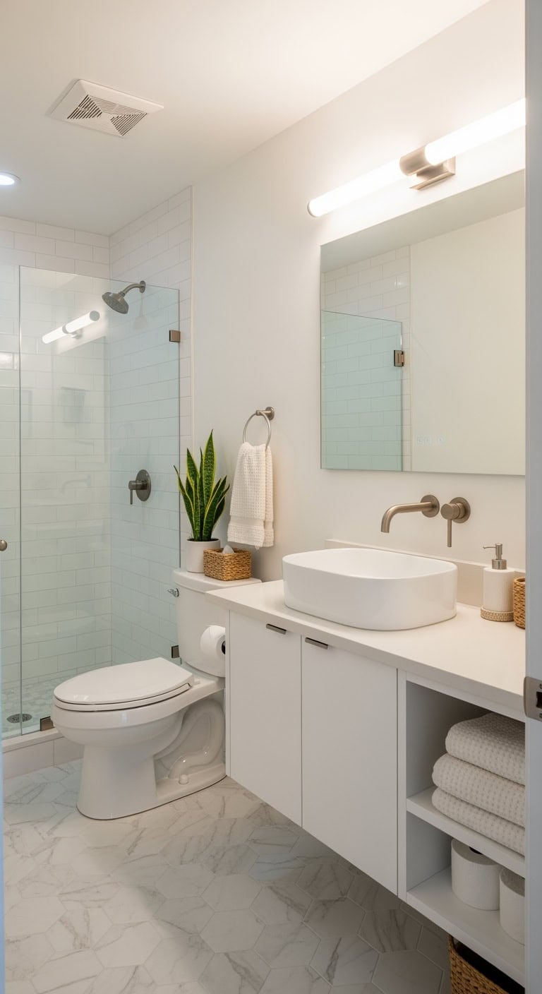 arctic white tubular spa lighting