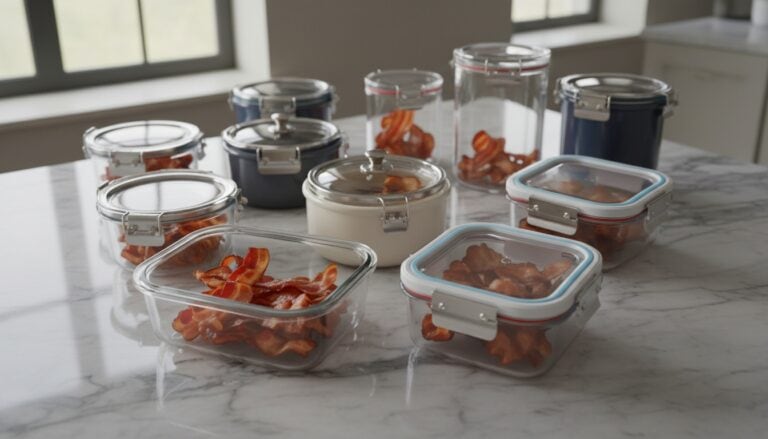 bacon storage preserves freshness