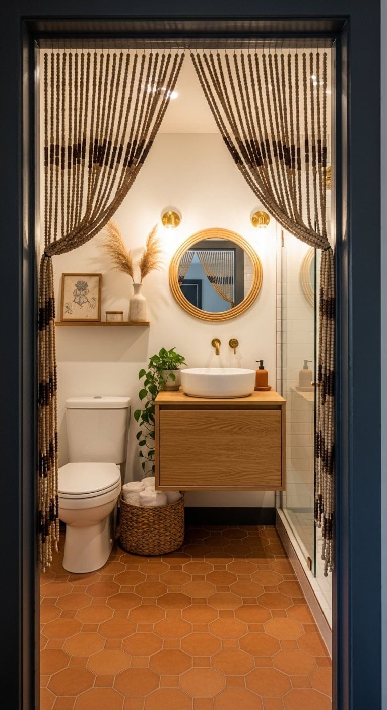 beaded bohemian zone divider