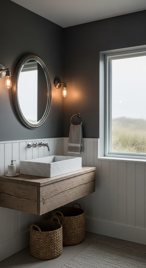 23 Small Dark Bathroom Ideas That Prove Black Is Beautiful
